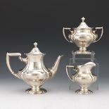 International Sterling Silver Three-Piece Tea Service