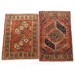 Two Very Fine Hand Knotted Turkoman Carpets