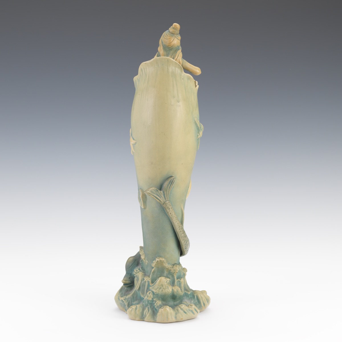 Another Bernard Bloch Art Nouveau Sea Nymph Vase - Image 3 of 7