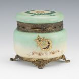 Handel Painted Glass Humidor with Base