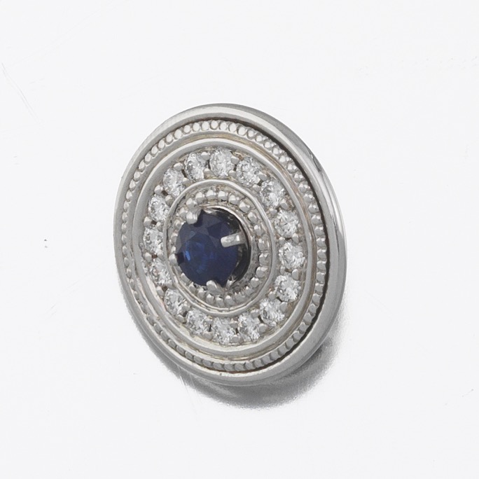 Ladies' Sapphire and Diamond Pendant - Image 3 of 5