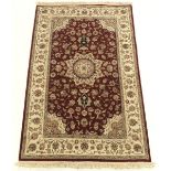 Vintage Hand Knotted Sino-Persian Isfahan Carpet