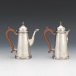 English Sterling Hot Chocolate and Coffee Pots