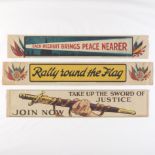 WWI British Small Banner Posters