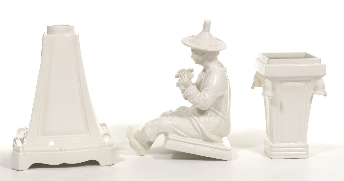 Ceramic Sculpture of a Boy on a Pedestal - Image 6 of 8