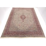 Near Antique Extra Fine Hand Knotted Lavar Kerman Palace Size Carpet