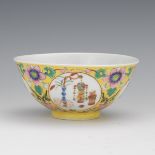 Chinese Famille Jaune Bowl