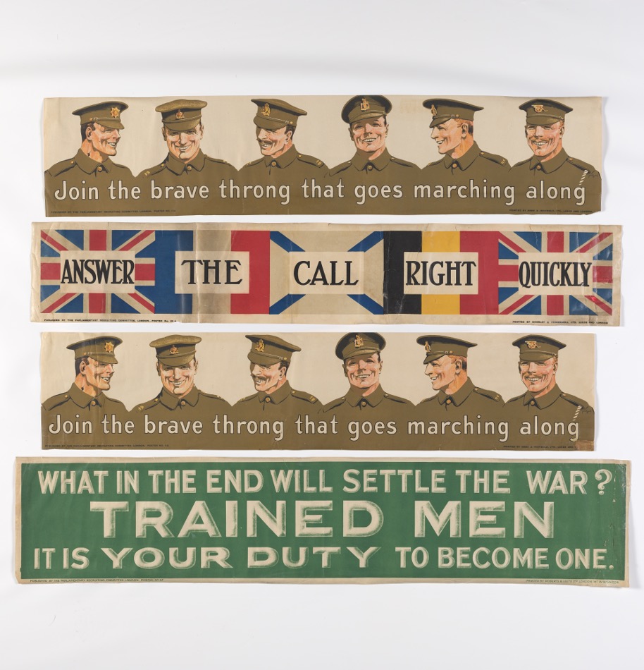 WWI British Small Banner Posters