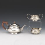 Walker & Hall Sterling Silver Tea Set, ca.1918