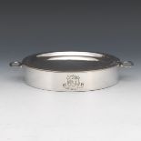 Victorian Silver Plated Individual Hot Water Armorial Warmer, Sir Benjamin Louis Cohen, 1st Baronet