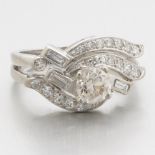 Ladies' Art Deco Platinum and Diamond Ring