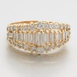 Ladies' Vintage Gold and Diamond Ring