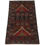 Semi-Antique Very Fine Hand Knotted Baluch Carpet