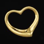 Tiffany & Co. Elsa Peretti Gold Heart Pin/Brooch