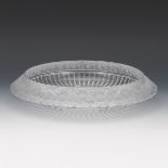 Lalique France Crystal Centerpiece Bowl "Marguerites"