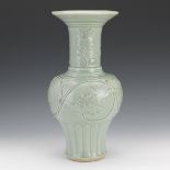 Large Celadon Glazed Vase