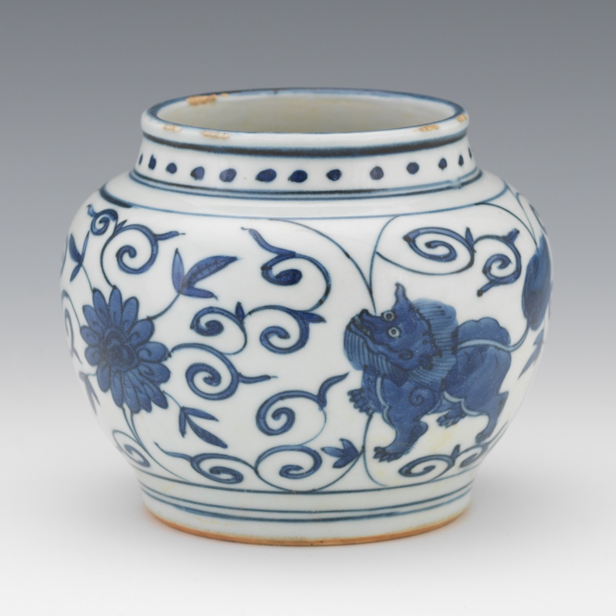 Chinese Porcelain Blue and White Jar, Apocryphal Wanli Marks - Image 3 of 7