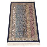 Extra Fine Hand Knotted Bamboo Silk Paisley Design Carpet