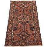 Semi-Antique Very Fine Hand Knotted Zanjan Pictorial Carpet