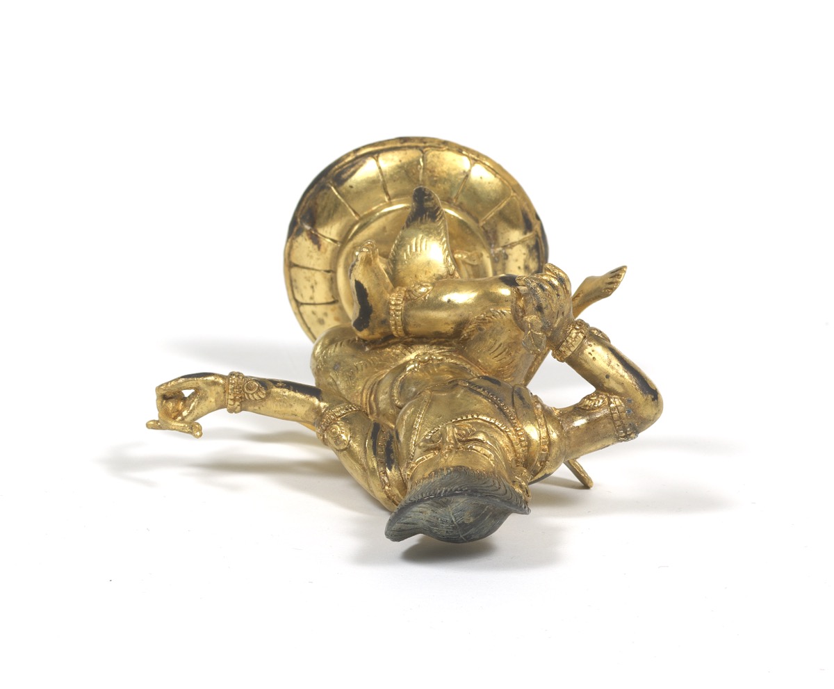 Tibetan Gilt Bronze Sculpture of Goddess KurukullÄ - Image 6 of 7