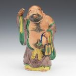 Japanese Pottery Figure of a Hotei