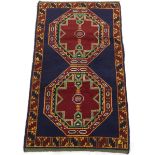 Semi-Antique Very Fine Hand Knotted Oushak Village Carpet