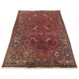 Near Antique Very Fine Hand Knotted Heriz Village Carpet, ca. 1940's/50's