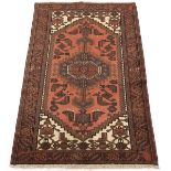 Semi-Antique Very Fine Hand Knotted Zanjan Carpet