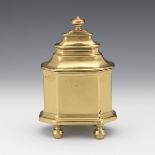 Continental Brass Tobacco Box, ca. 1740-1800