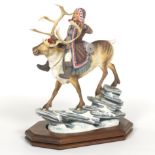 Connoisseur of Malvern "Brother" Evenki Child on Reindeer