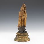 Chinese Carved Soapstone Figure of an Immortal