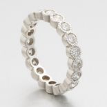 Ladies' White Gold And Diamond Eternity Ring