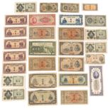 Group of Chinese and Japanese Money