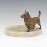 Austrian Bronze Terrier Ashtray