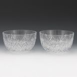 Pair of Tiffany & Co. Crystal Vase Bowls