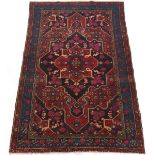 Antique Fine Hand Knotted Zanjan Carpet, ca. 1930's