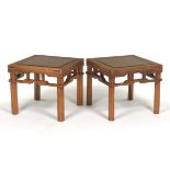 Pair of Chinese Elmwood Tables