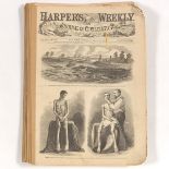 Group of Harper's Weekly Civil War Era Journals