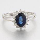 Ladies' Sapphire and Diamond Ring