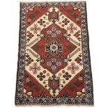 Semi-Antique Very Fine Hand Knotted Malayer Carpet