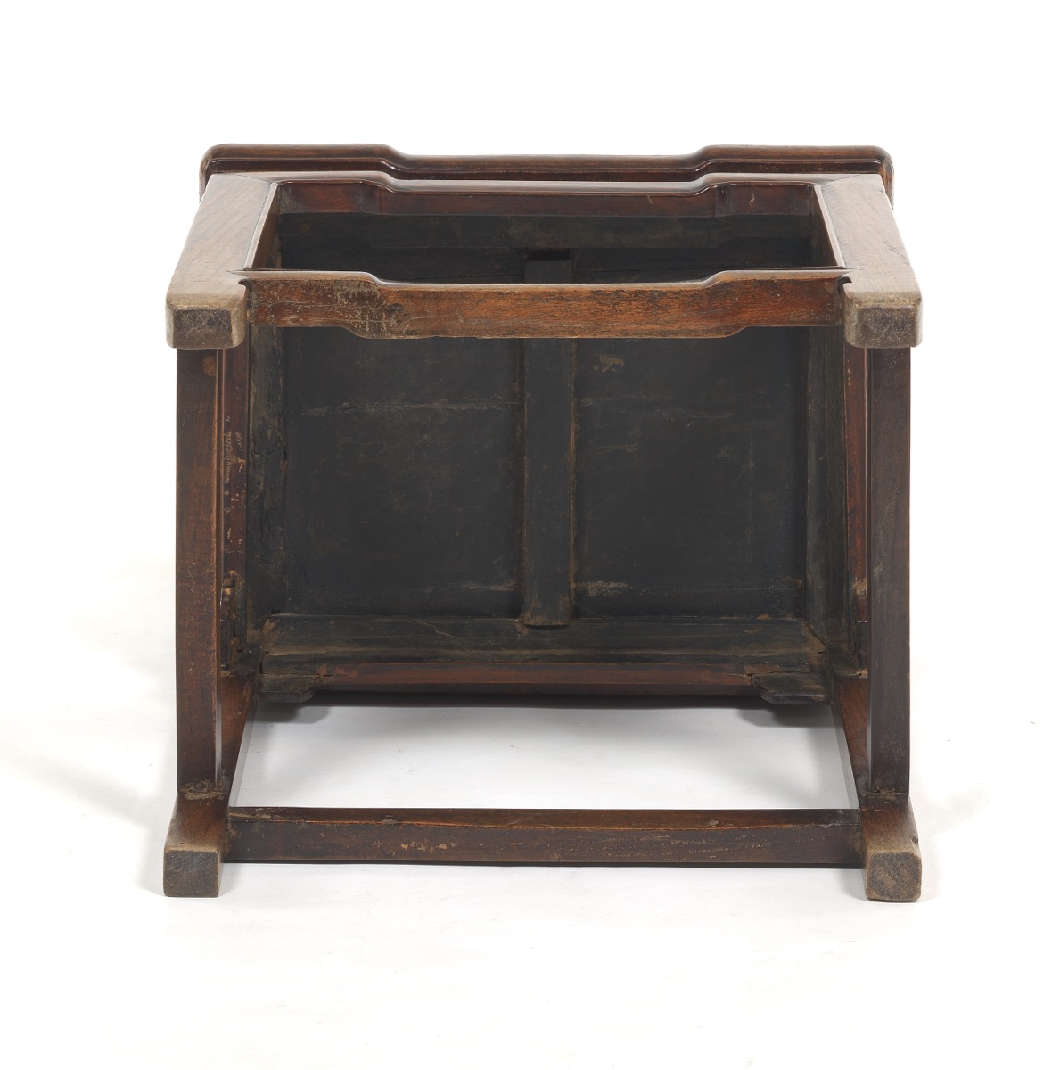 Chinese Carved Rosewood Chair with Mystic Stone Insert, ca. Late Qing Dynasty - Image 7 of 7