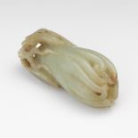 A Chinese Carved Jade Buddha's Hand Citron