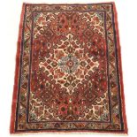 Semi-Antique Fine Hand Knotted Daragazin Carpet