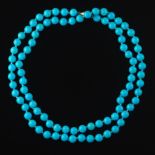 Carlo Viani Gold and Persian Turquoise Necklace/Bracelet