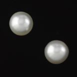 Pair of South Sea Pearl Earrings