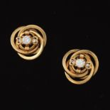 Pair of Diamond Earrings with Jackets