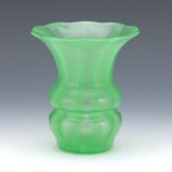Steuben Jade Green Vase