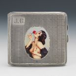 Art Deco English Sterling Cigarette Case