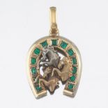 Gold and Emerald Pendant