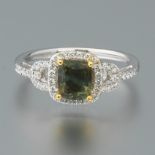 Ladies' Alexandrite and Diamond Ring